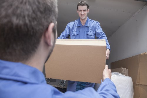 Man with van helping with a small residential move in Battersea