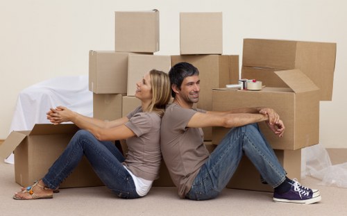 Commercial furniture removal and office collection service in Battersea