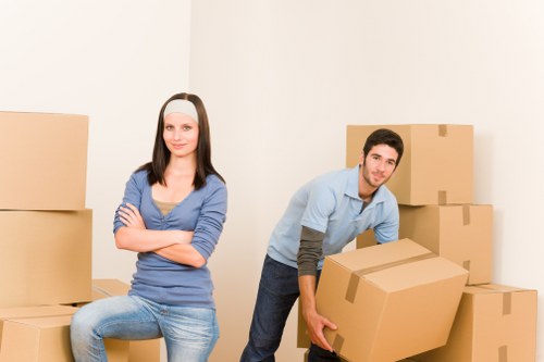 Moving truck helping with flat and house removals in Battersea
