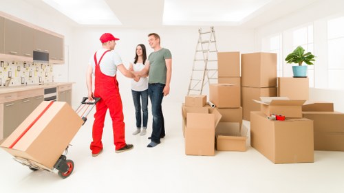 Careful furniture loading for a Battersea apartment relocation